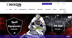 Desktop Screenshot of nixonpadel.com
